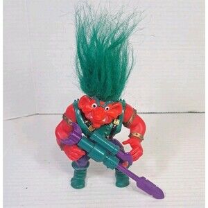 1992 Applause Troll Warriors Vegar the Champion Action Figure Complete VTG Toy